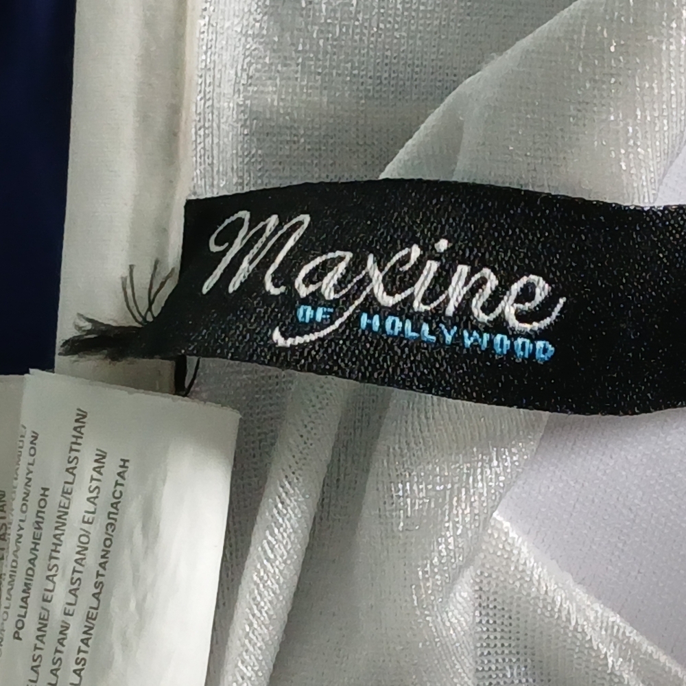 Blue Geometric Pattern Bathing Suit - image 6